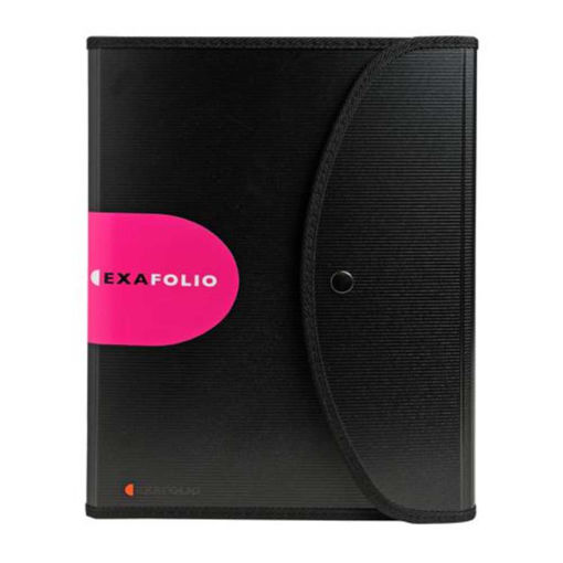 Picture of A4 PORTFOLIO BLACK WITH 6 COMPARTMENTS